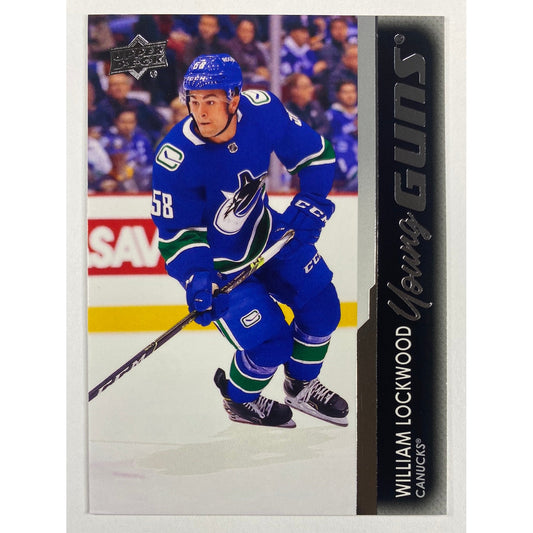 2021-22 Upper Deck Series 2 William Lockwood Young Guns