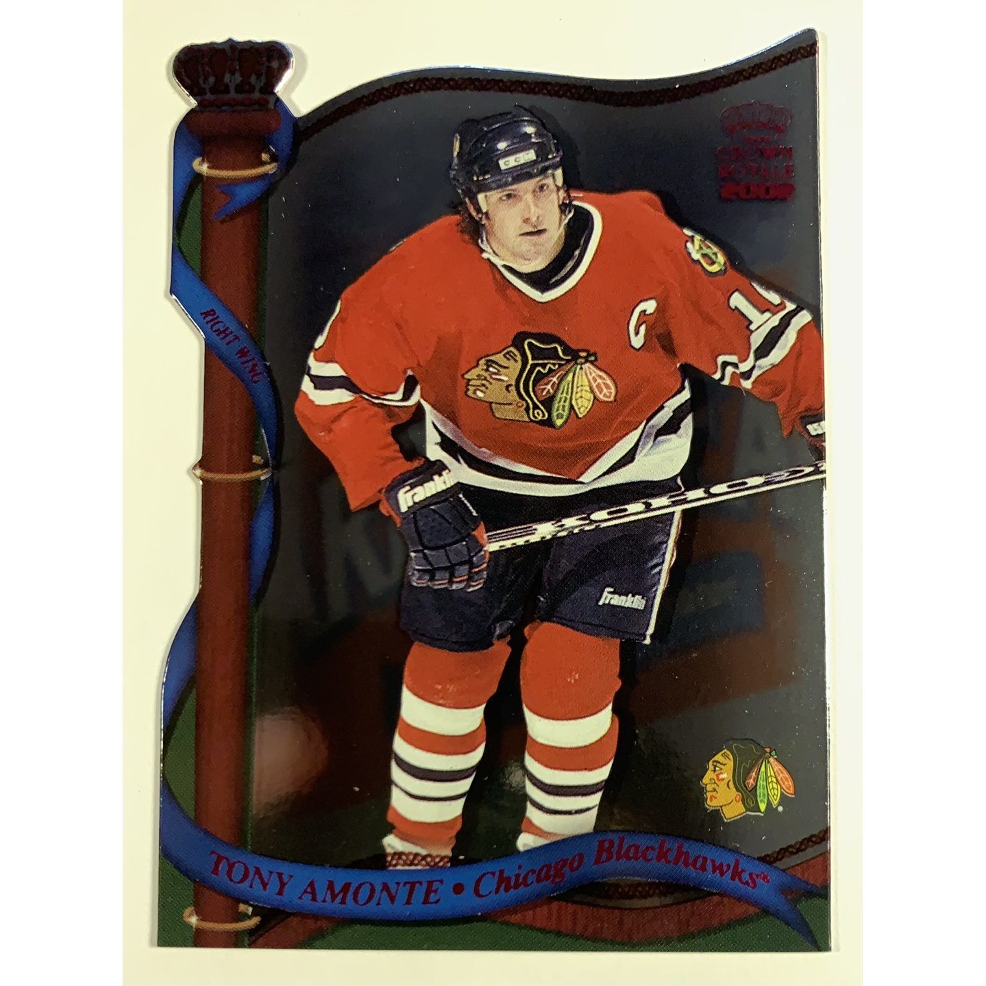  2002-03 Pacific Crown Royale Tony Amonte Silver Foil Die Cut /35  Local Legends Cards & Collectibles
