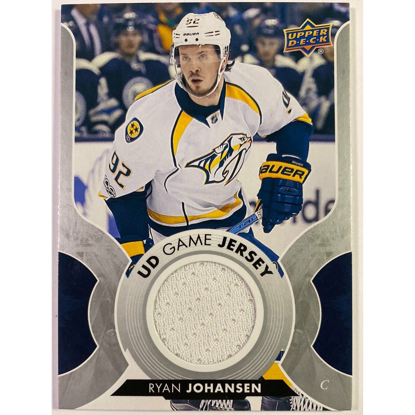 2017-18 Upper Deck Series 1 Ryan Johansson UD Game Jersey | Local Legends Cards & Collectibles