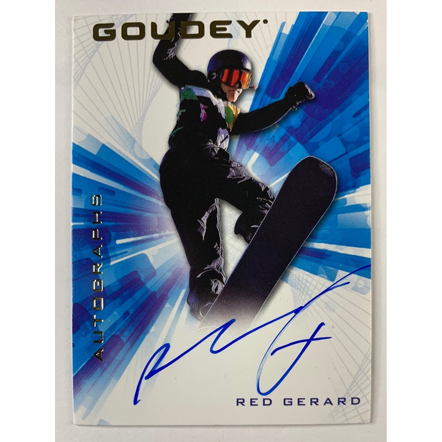 2021 Goodwin Red Gerard Goudey Autographs