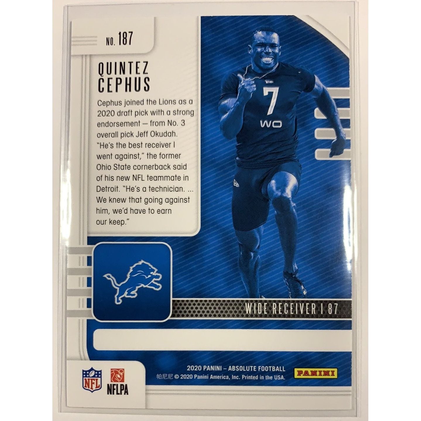  2020 Panini Absolute Quintez Cephus RC  Local Legends Cards & Collectibles