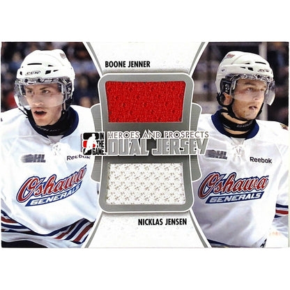  2011-12 In The Game Boone Jenner / Nicklas Jensen Heroes And Prospects Dual Jersey  Local Legends Cards & Collectibles