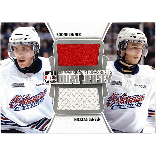 2011-12 In The Game Boone Jenner / Nicklas Jensen Heroes And Prospects Dual Jersey  Local Legends Cards & Collectibles