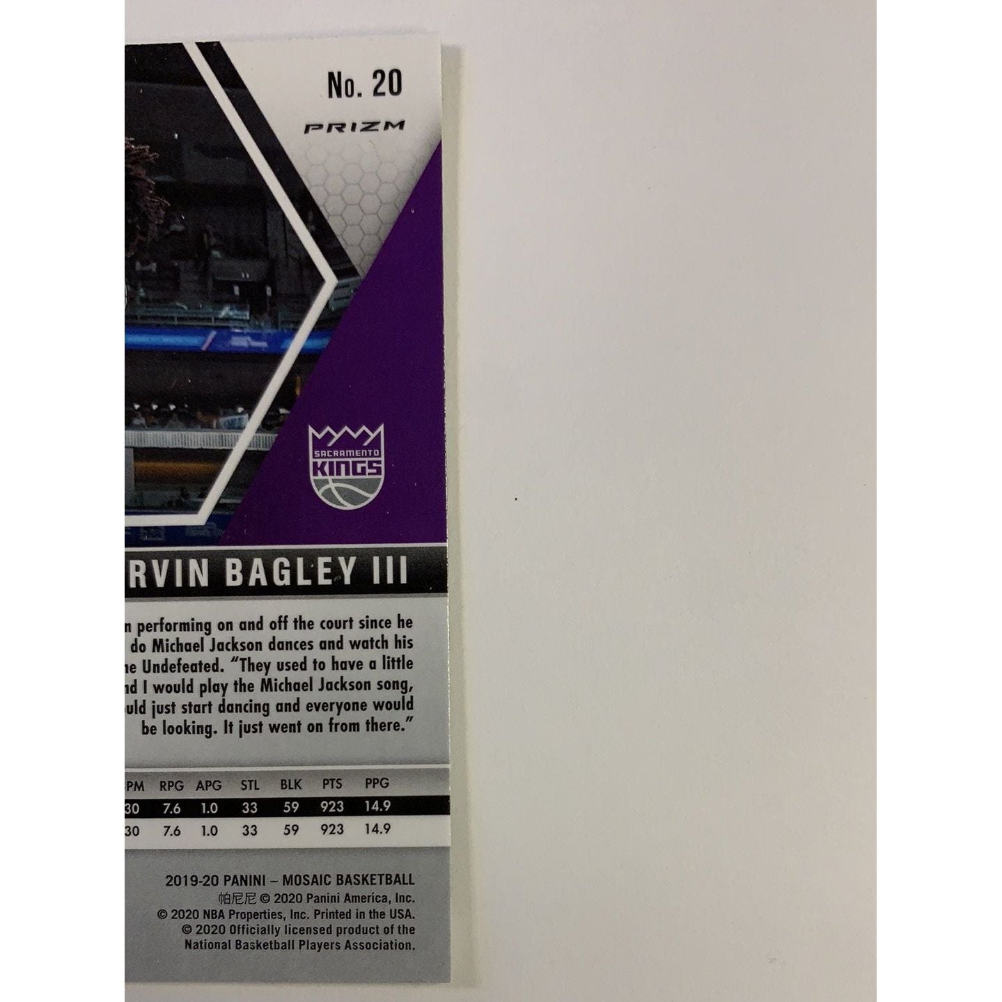  2019-20 Mosaic Marvin Bagley III Green Prizm  Local Legends Cards & Collectibles