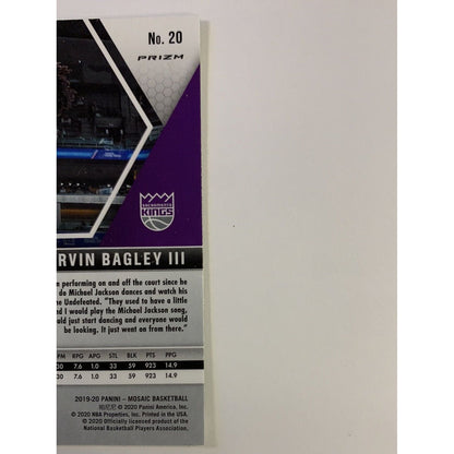  2019-20 Mosaic Marvin Bagley III Green Prizm  Local Legends Cards & Collectibles
