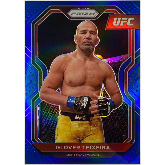 2022 Panini Prizm Glover Teixeira Blue Holo Prizm 141/199