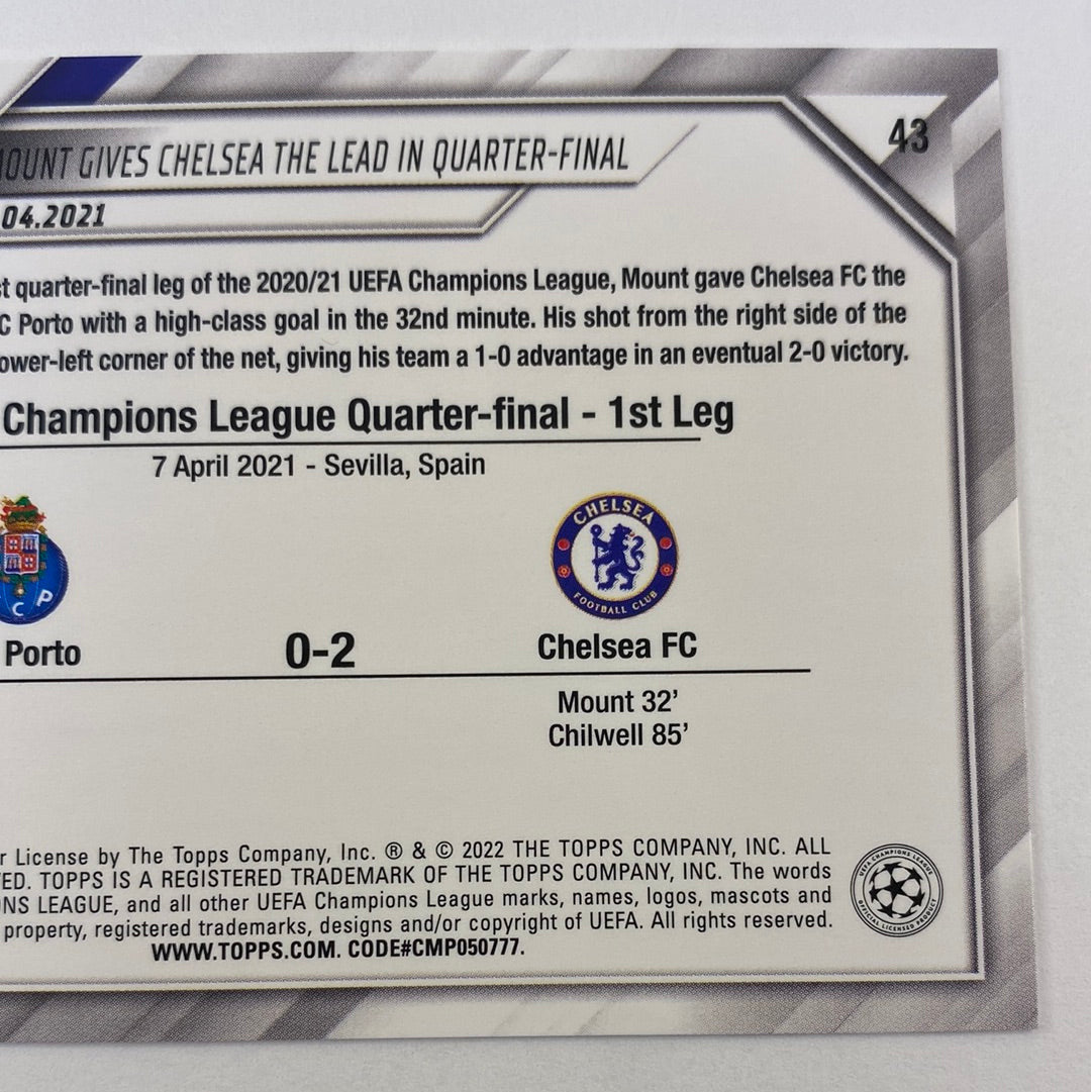 2022 Topps Chelsea FC 2020/21 Title Winners | Local Legends Cards & Collectibles
