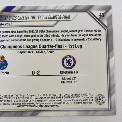 2022 Topps Chelsea FC 2020/21 Title Winners | Local Legends Cards & Collectibles