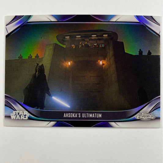 Topps Chrome The Mandalorian Ahsoka’s Ultimatum Refractor