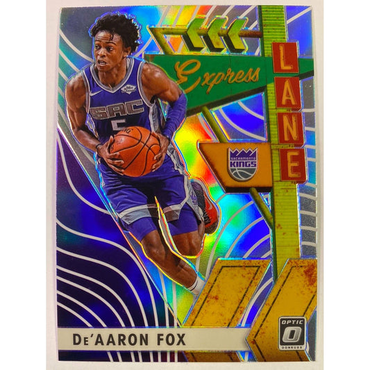 2019-20 Donruss Optic De’Aaron Fox Silver Holo Prizm  Local Legends Cards & Collectibles
