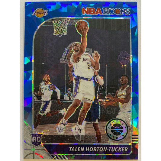  2019-20 Hoops Premium Stock Talen Horton-Tucker Blue Cracked Ice Prizm RC  Local Legends Cards & Collectibles