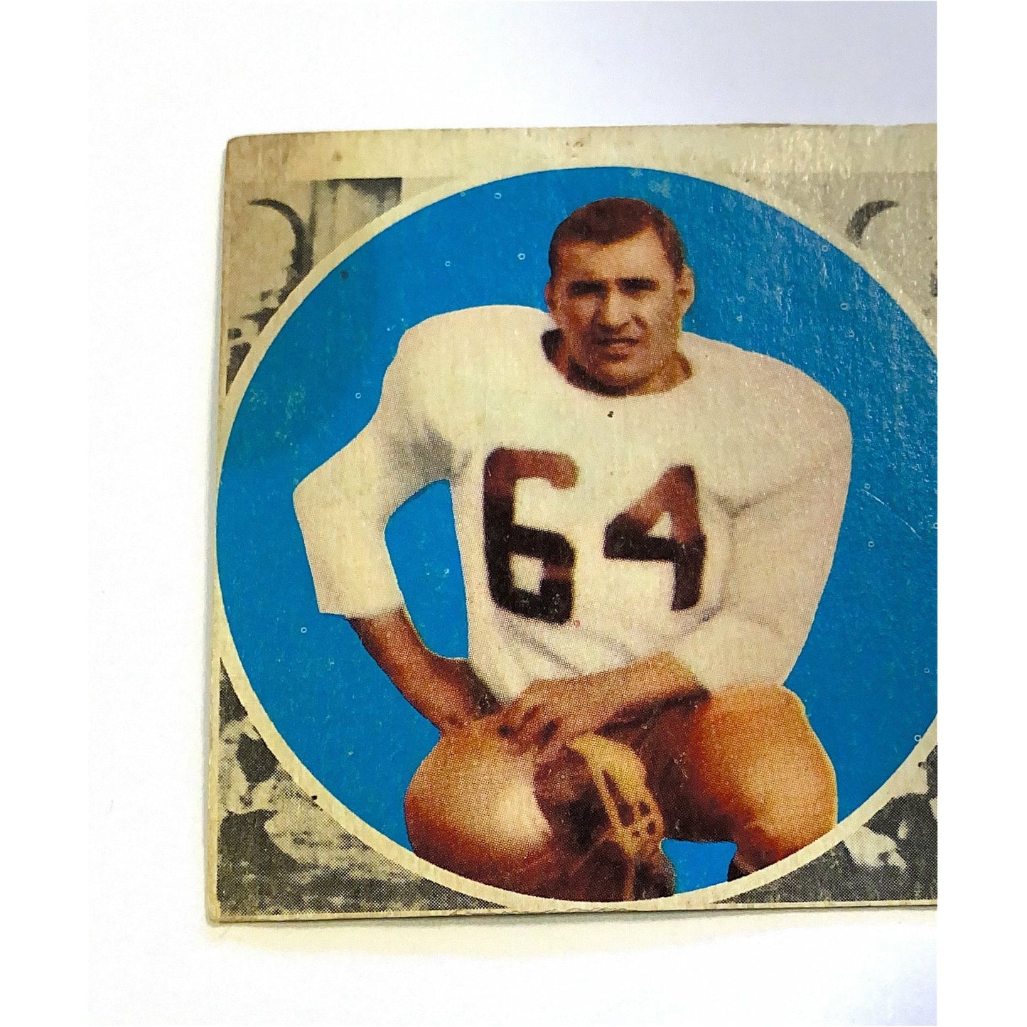 1960 Topps CFL Mike Volcan #19 *Funnies SCRATCHED!