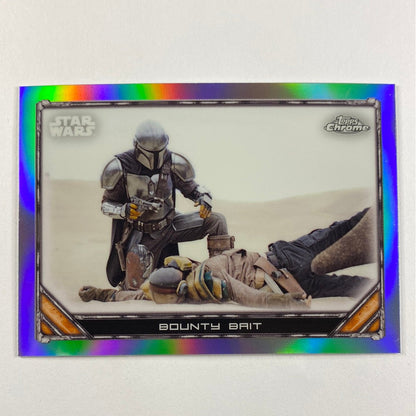 Topps Chrome The Mandalorian Bounty Bait Refractor