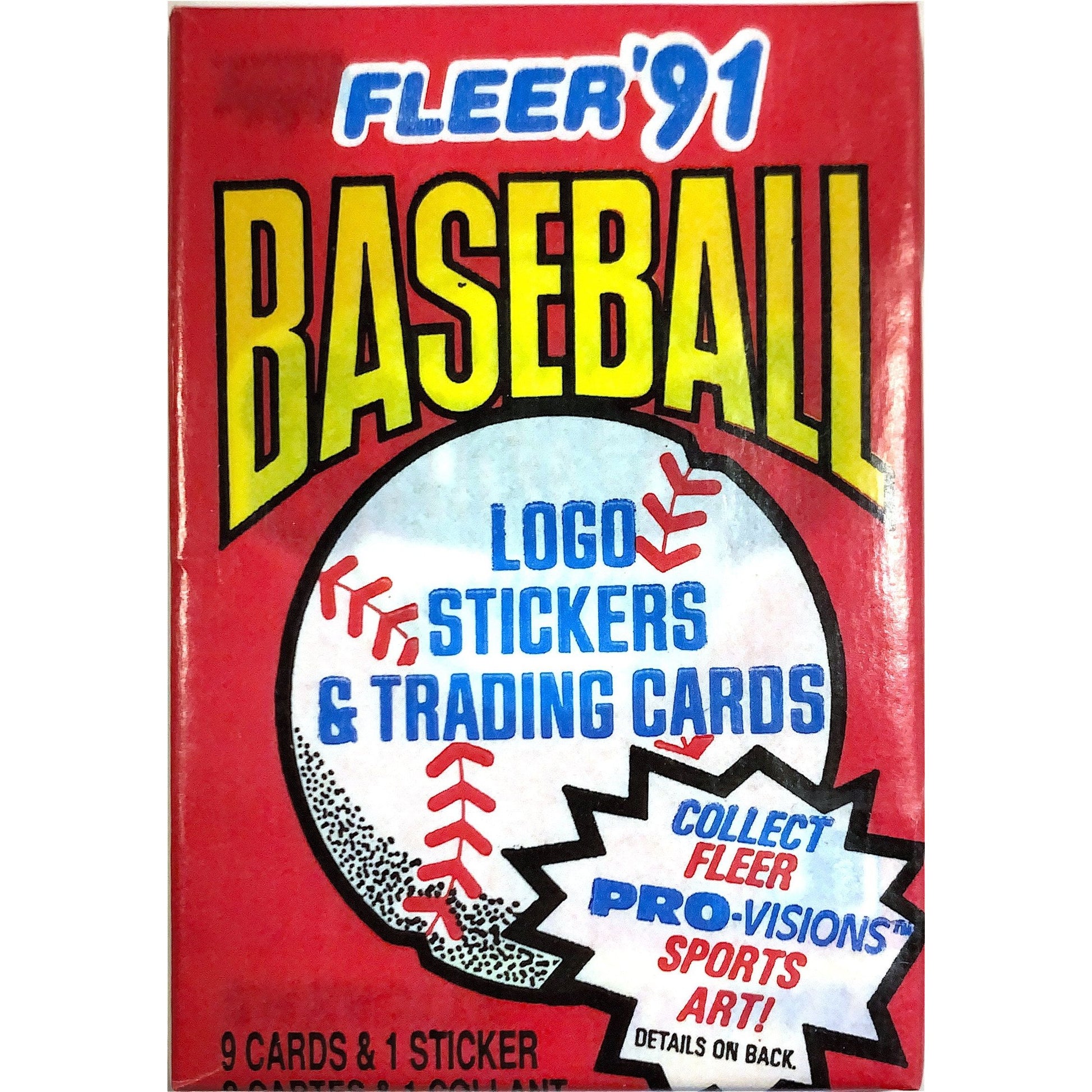  1991 Fleer Baseball Wax Pack  Local Legends Cards & Collectibles