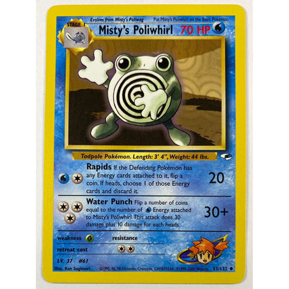 Misty’s Poliwhirl Non-Holo Uncommon 53/132
