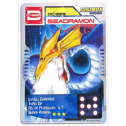  2004 D-Cyber Digimon Digivice Seadramon DC-023  Local Legends Cards & Collectibles