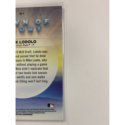  2020 Bowman Chrome Lodolo Dawn of Glory Mojo Refractor  Local Legends Cards & Collectibles