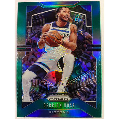  2019-20 Prizm Derrick Rose Green Holo Prizm  Local Legends Cards & Collectibles