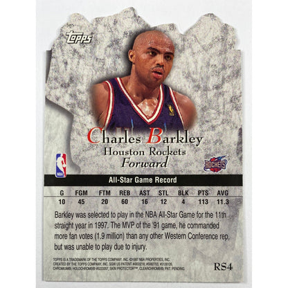 1997-98 Topps Charles Barkley Rock Stars Die Cut