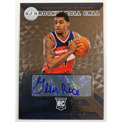 2013-14 Totally Certified Glen Rice Jr Rookie Roll Call Auto