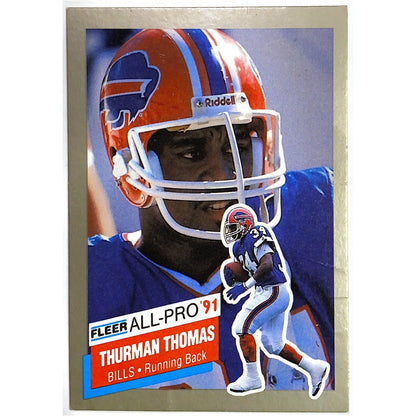 1991 Fleer Thurman Thomas All-Pro Insert #26