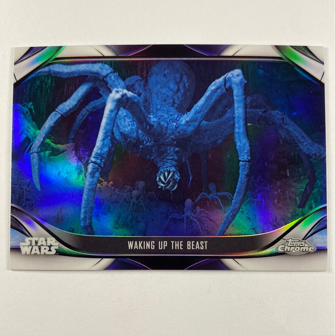 Topps Chrome The Mandalorian Waking Up the Beast Refractor