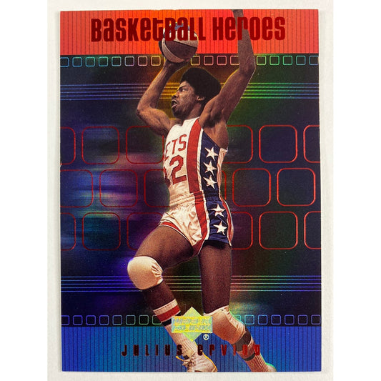 1999-00 Upper Deck Julius Erving (Dr J) Basketball Heroes Holo