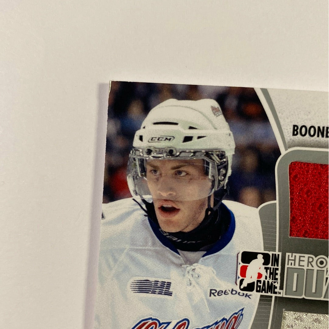 2011-12 In The Game Boone Jenner / Nicklas Jensen Heroes And Prospects Dual Jersey