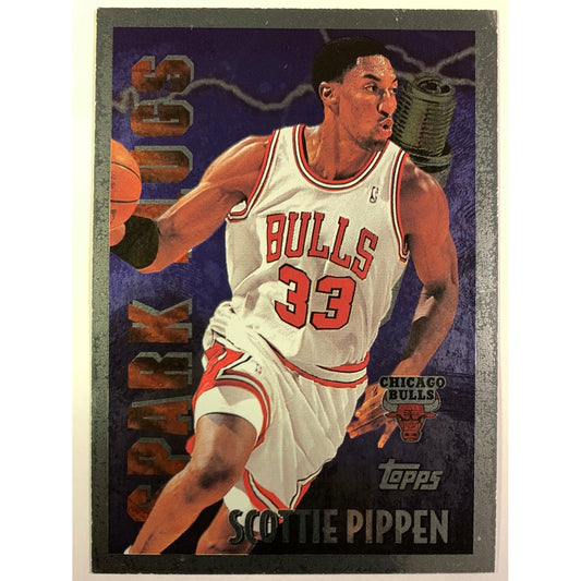  1996-97 Topps Scottie Pippen Spark Plugs  Local Legends Cards & Collectibles