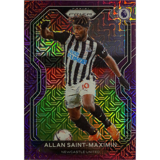 2020-21 Chronicles Prizm Allan Saint-Maximin Purple Mojo Prizm