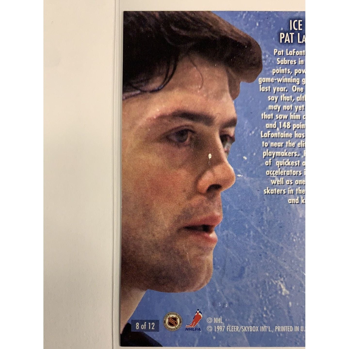  1996-97 Fleer Skybox Metal Universe Pat Lafontaine Ice Carvings  Local Legends Cards & Collectibles
