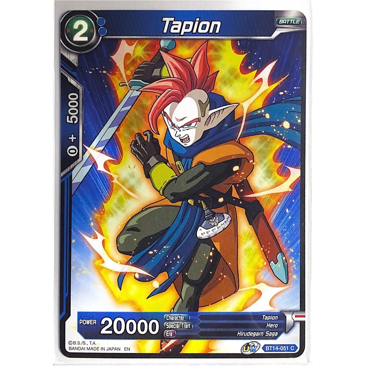  Dragon Ball Super Tapion BT14-051  Local Legends Cards & Collectibles