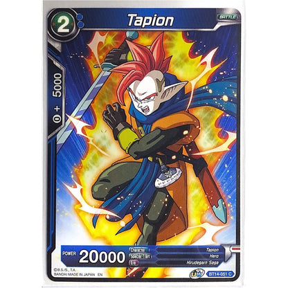  Dragon Ball Super Tapion BT14-051  Local Legends Cards & Collectibles