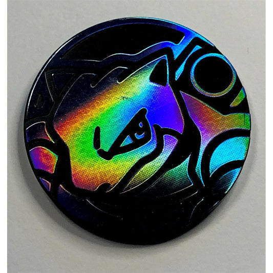 2016 Battle Theme Deck Blastoise Blue Mirror Rainbow Holofoil Coin