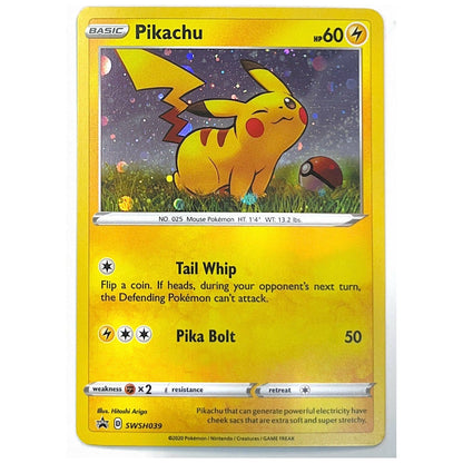 Pikachu Holo Black Star Promo SWSH039 | Local Legends Cards & Collectibles