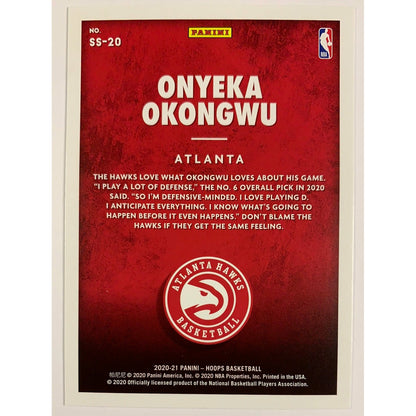 2020-21 Hoops Onyeka Okongwu Now Playing