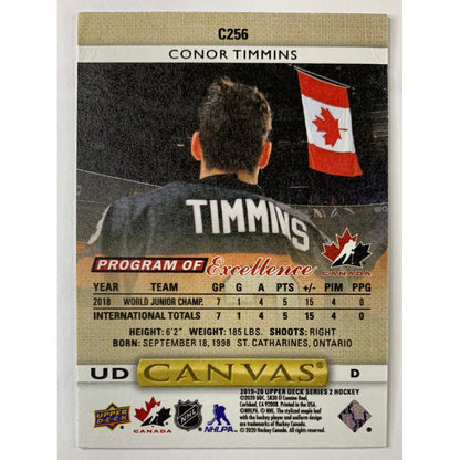 2019-20 Series 2 Conor Timmins Program of Excellence Canvas RC