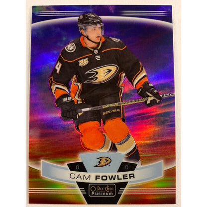 2019-20 O-Pee-Chee Platinum Cam Fowler Sunset