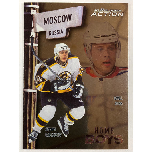 2003-04 In The Game Pavel Bure / Sergei Samsonov HomeBoys