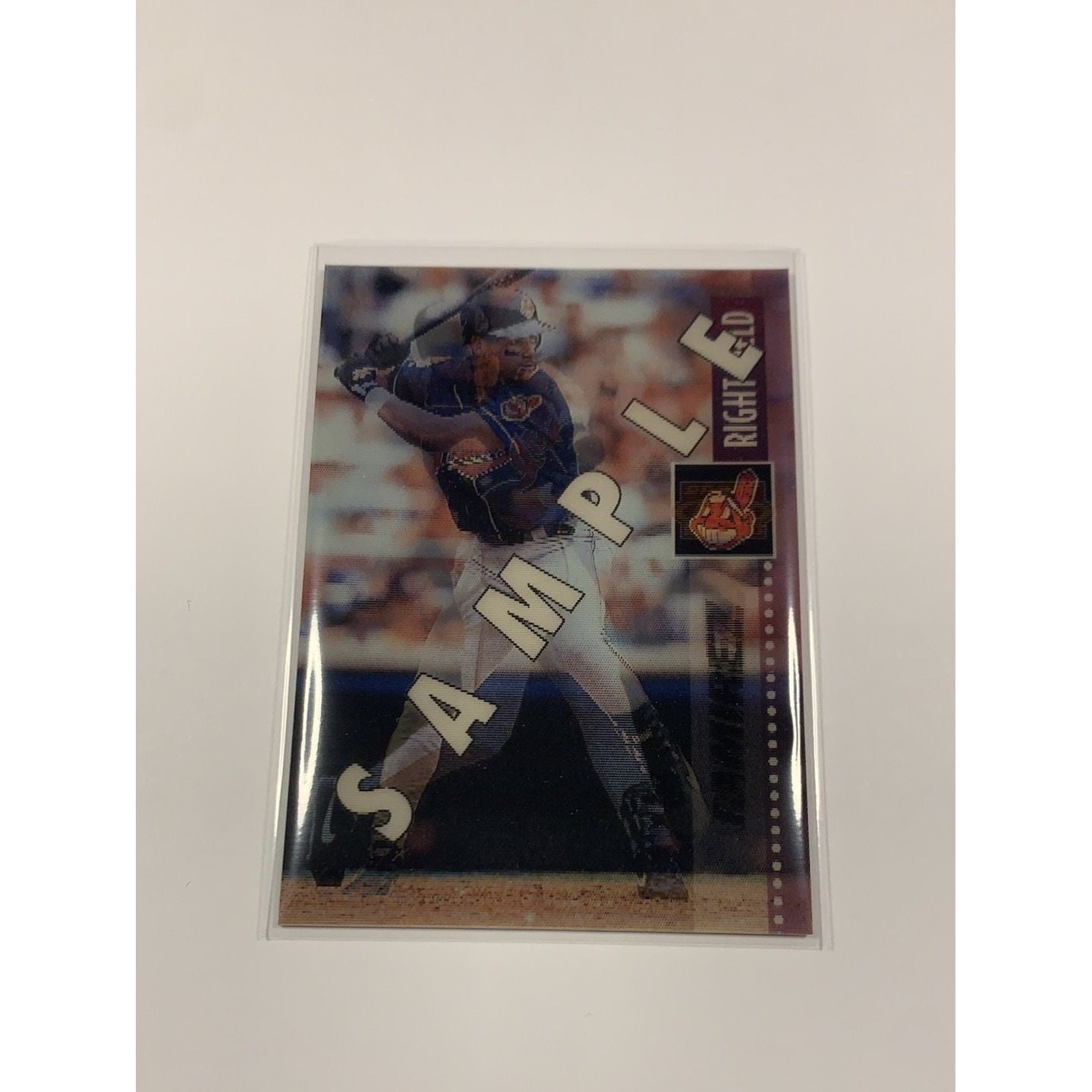  1995 Pinnacle Sport Flix 95 Sample Manny Ramirez 3D Card  Local Legends Cards & Collectibles