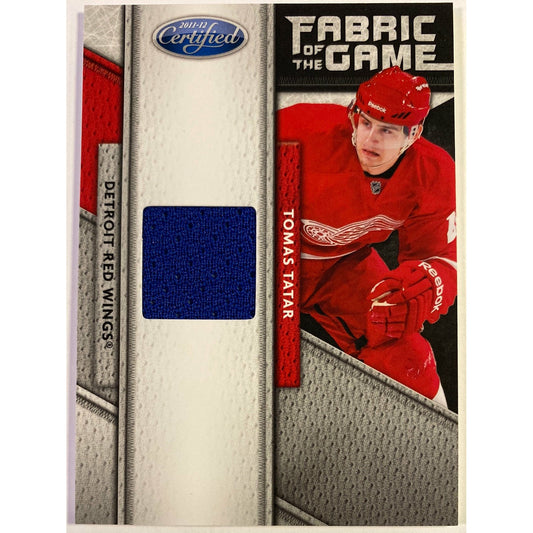 2011-12 Panini Certified Tomas Tatar Fabric of the Game /399