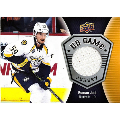 2016-17 Upper Deck Series 1 Roman Josi UD Game Jersey