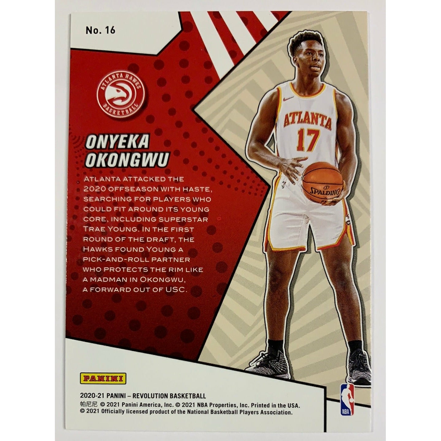2020-21 Revolution Onyeka Okongwu Rookie Revolution