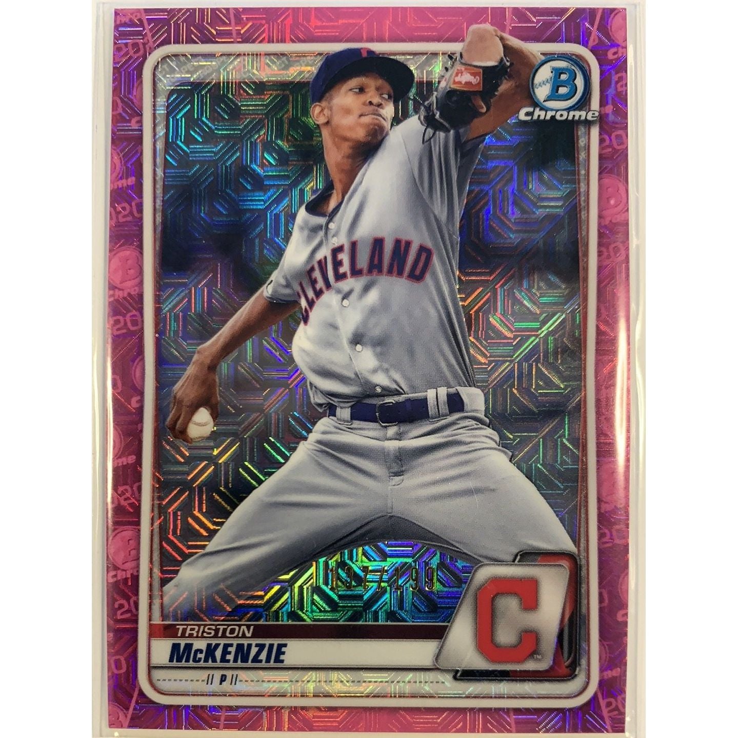  2020 Bowman Chrome Triston McKenzie Mojo Refractor  Local Legends Cards & Collectibles