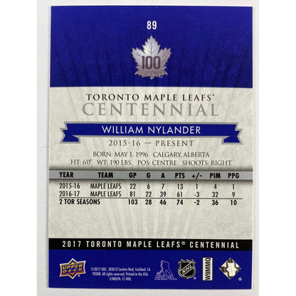 2017 Leafs Centennial William Nylander