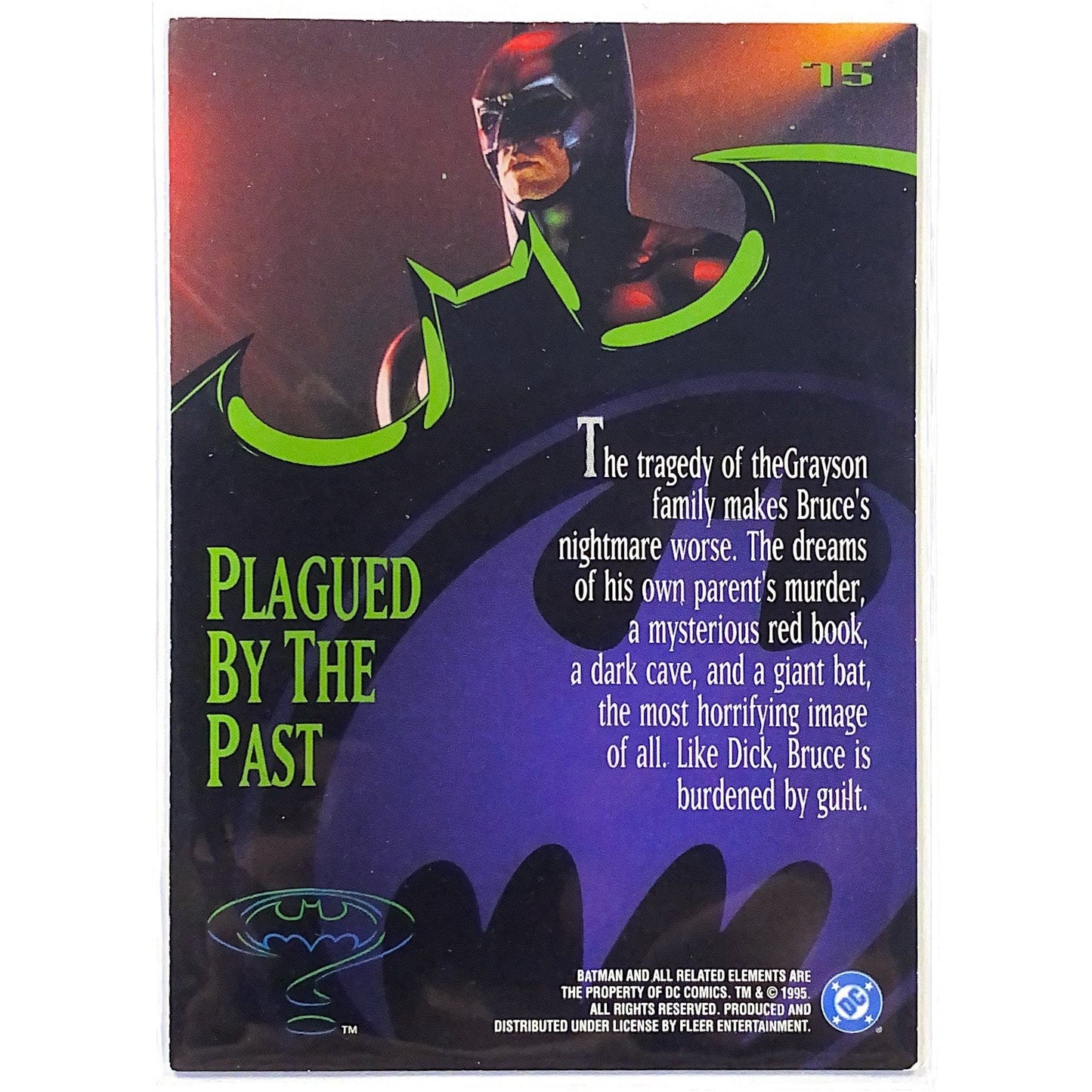  1995 Fleer Ultra DC Comics Batman Plagued by the Past #75  Local Legends Cards & Collectibles