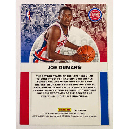  2019-20 Panini Prizm Joe Dumars Winner Stays Silver Holo Prizm  Local Legends Cards & Collectibles