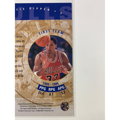  1995 Upper Deck Scottie Pippen 1st Team All Star  Local Legends Cards & Collectibles