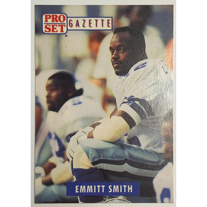 1991 Pro Set Gazette Emmitt Smith Rookie #1