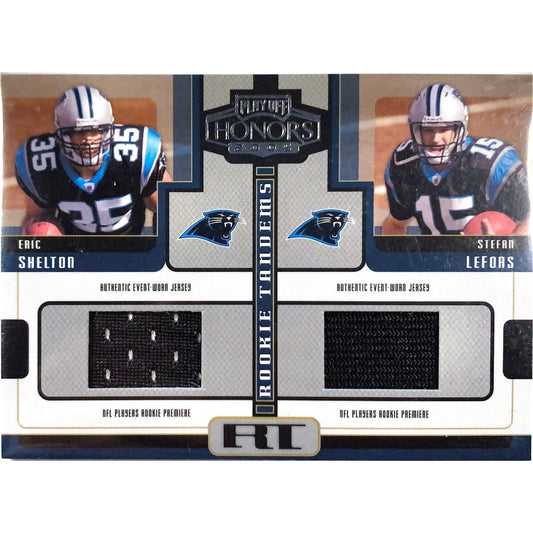  2005 Donruss Playoff Honors 2005 Eric Shelton Stefan Lefors Dual Jersey Patch  Local Legends Cards & Collectibles